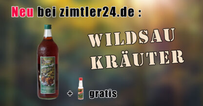 Wildsau-Tropfen Kräuter Rundhalsflasche - 1,0 Liter – Bild 3